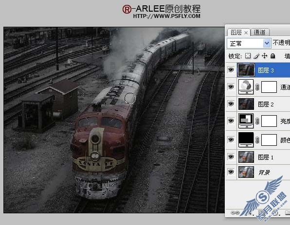 Photoshop调出照片经典暗光金色调