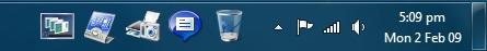 在Windows7的任务栏上内建个小Dock