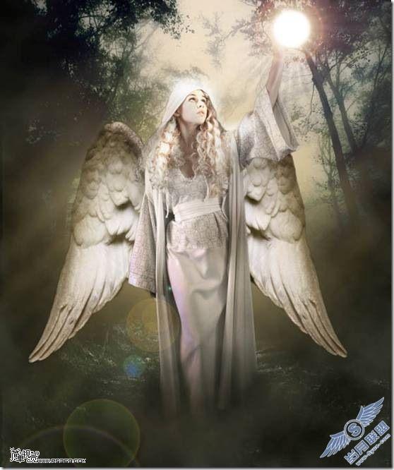 Photoshop制作神圣天使
