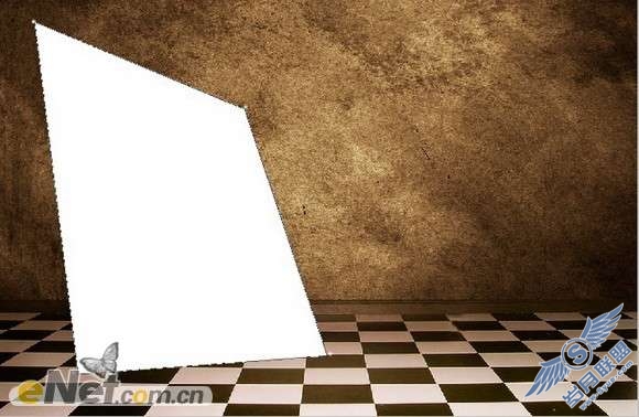Photoshop合成恐龙穿过相框<a href=http://www.syue.com/Hacker/Case/ target=_blank class=infotextkey>入侵</a>的效果