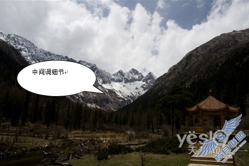 正确使用HDR合成技术PS完美风景照片_天极软件