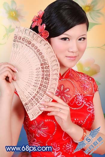 Photoshop给古装人物照片综合美化