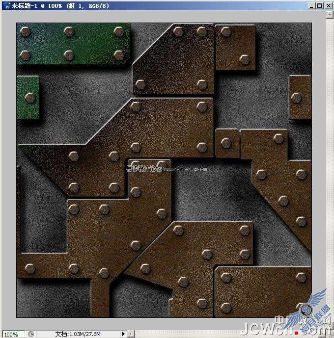 photoshop制作腐蚀的金属效果图教程【图】_
