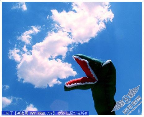 Photoshop创意合成欣赏：云的表情
