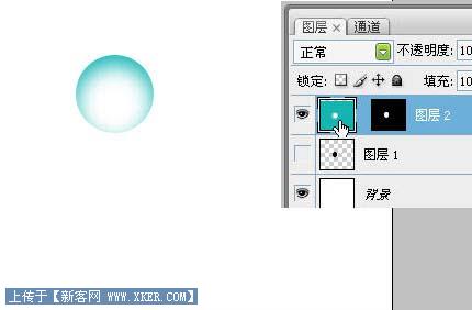 Photoshop简单制作有趣的透明小水泡