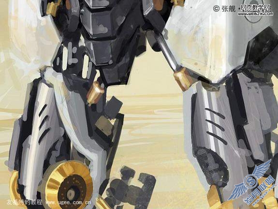 Photoshop绘制写实风格的机器侠