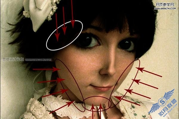 Photoshop教程:可爱的美女3D娃娃