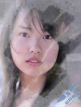 Photoshop制作擦拭起雾玻璃特效