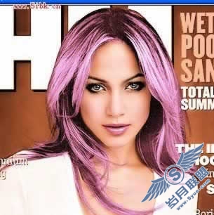Photoshop给黑白的杂志封面上色