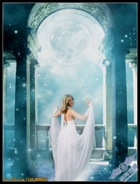 PhotoShop合成梦幻神秘效果照片