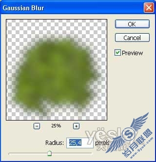 用Photoshop绘制枝繁叶茂的大树_天极软件