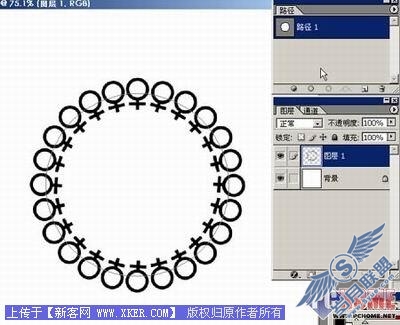 巧用Photoshop画笔制作四方连图案