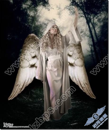 Photoshop制作神圣天使
