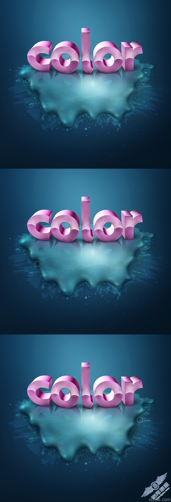 photoshop制作3d文字教程(第二部分)