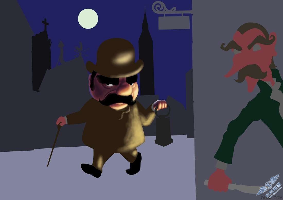 Photoshop设计制作3D卡通人物【图】_