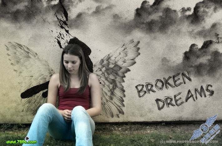 Photoshop照片合成:Broken Dreams破碎梦