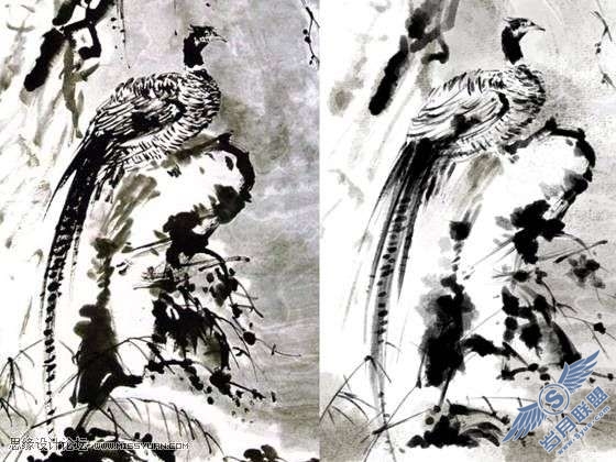 Photoshop水墨画笔刷制作与使用教程