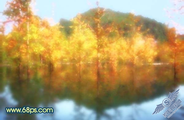 Photoshop用滤镜把外景照片转成水彩画效果