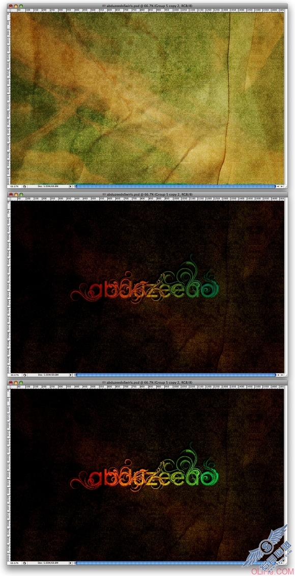photoshop设计一款唯美的花边文字教程