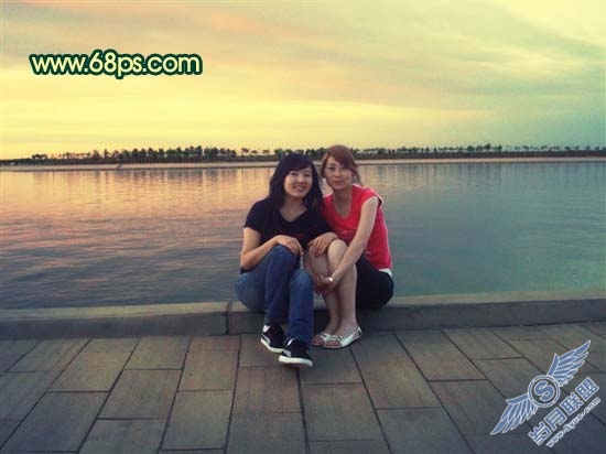 Photoshop调出偏暗外景照片流行的暖色调