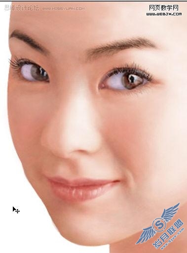 Photoshop鼠绘教程:气质美女