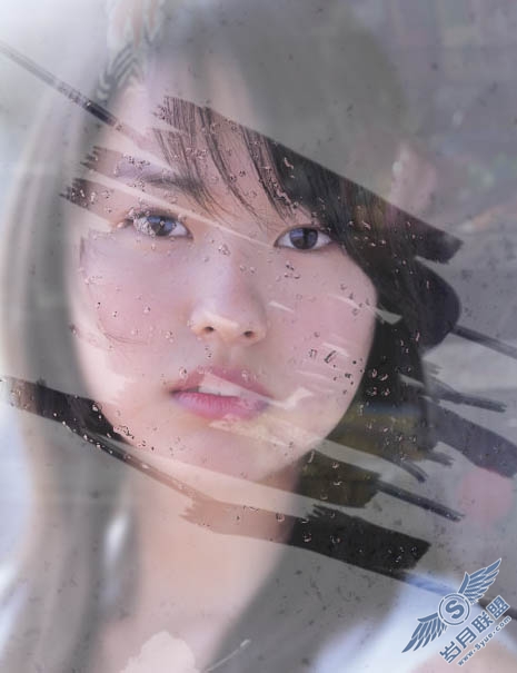 Photoshop制作擦拭起雾玻璃特效
