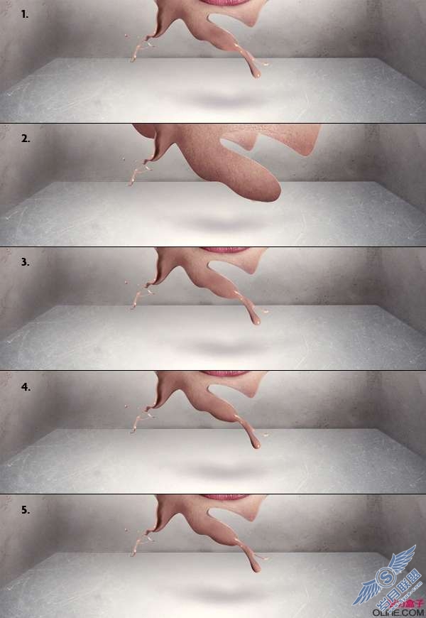 photoshop插画教程:制作抽象的脸(二)【图】_
