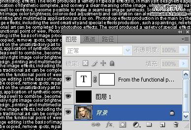 Photoshop制作个性的文字叠加帅哥照片
