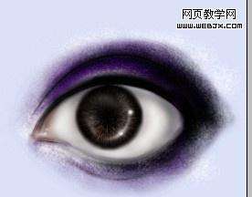 Photoshop鼠绘教程:制作惊讶的眼睛表情教程【图】_