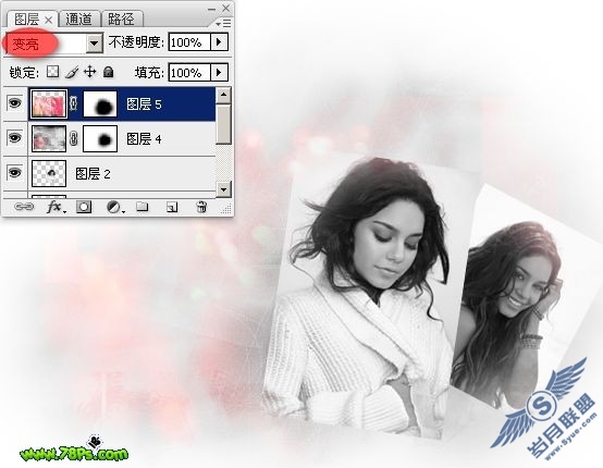 Photoshop制作超梦幻的黑白照片