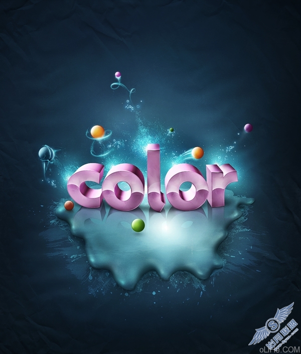 photoshop制作3d文字教程(第二部分)