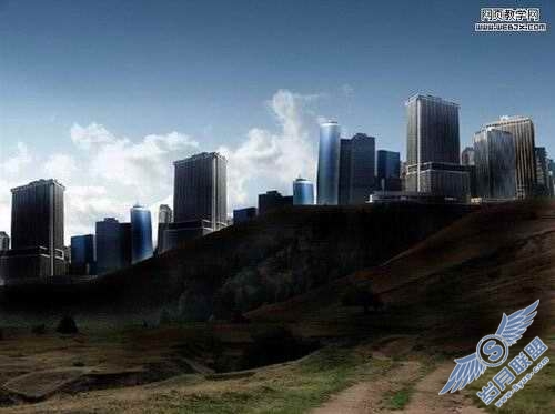 Photoshop合成壮丽的概念艺术城市