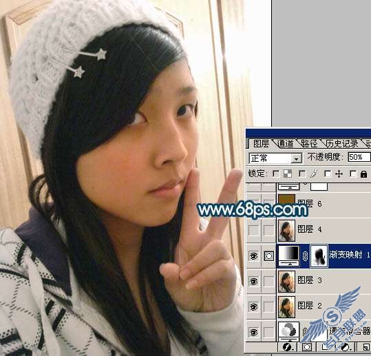 Photoshop照片处理:调色淡化处理偏色照片【图】_