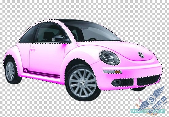 Photoshop基础教程:简单几步为汽车换颜色