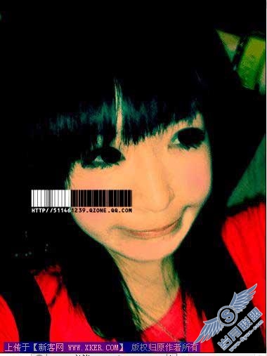 Photoshop制作VONAI风格非主流照片效果