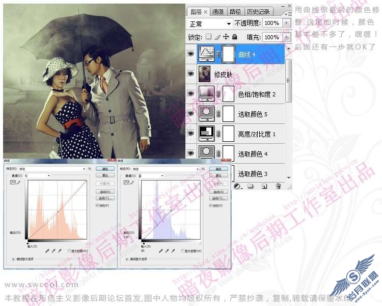 PhotoShop调色出质感怀旧色调效果