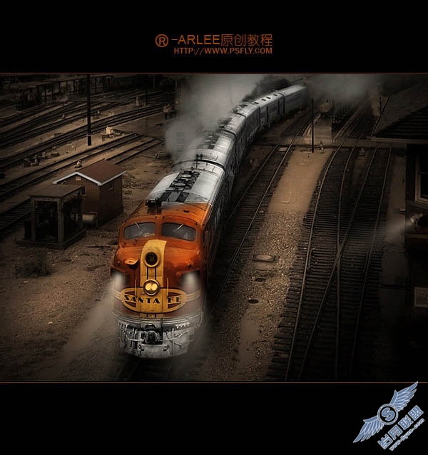 Photoshop调出照片经典暗光金色调