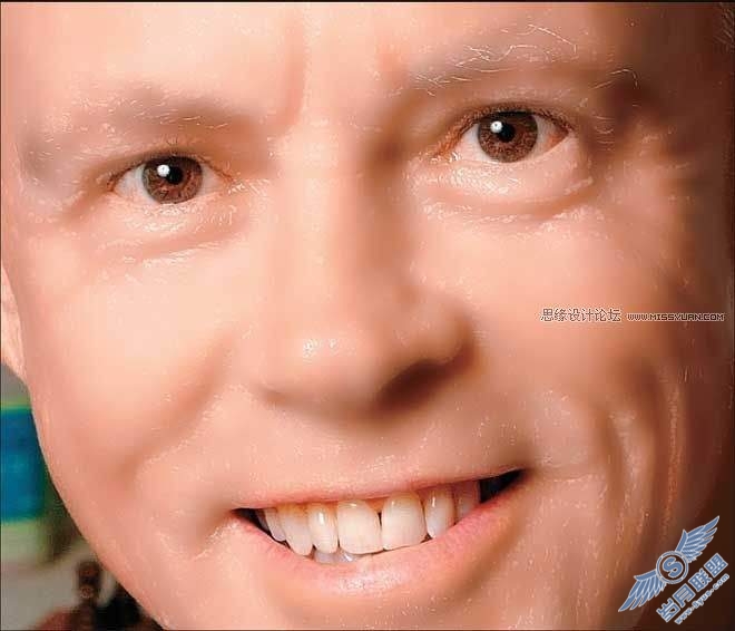 photoshop修复皮肤皱纹及润肤教程