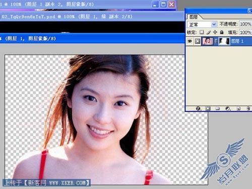 Photoshop超细头发通道抠图教程