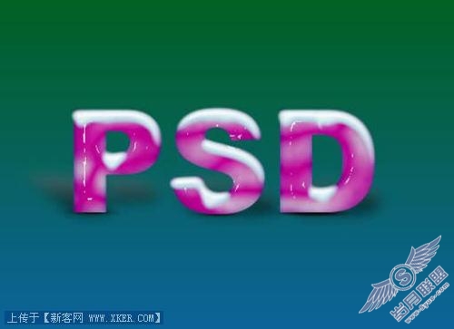 Photoshop轻松制作精致积雪玻璃字_天极设计在线整理转载