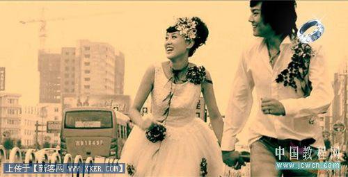 Phototshop:风雨同济婚纱艺术写真效果 Phototshop:风雨同济婚纱艺术写真效果