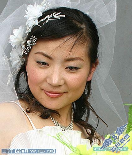 Photosho婚纱照片的磨皮和美白