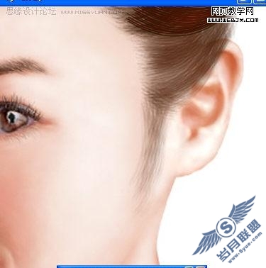 Photoshop鼠绘教程:气质美女