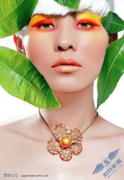 photoshop教程: 给MM照片上通透靓丽的彩妆