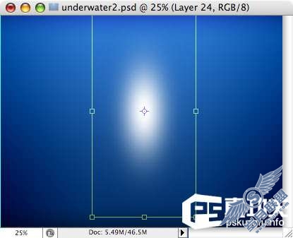 Photoshop设计制作精美水下效果墙纸【图】_