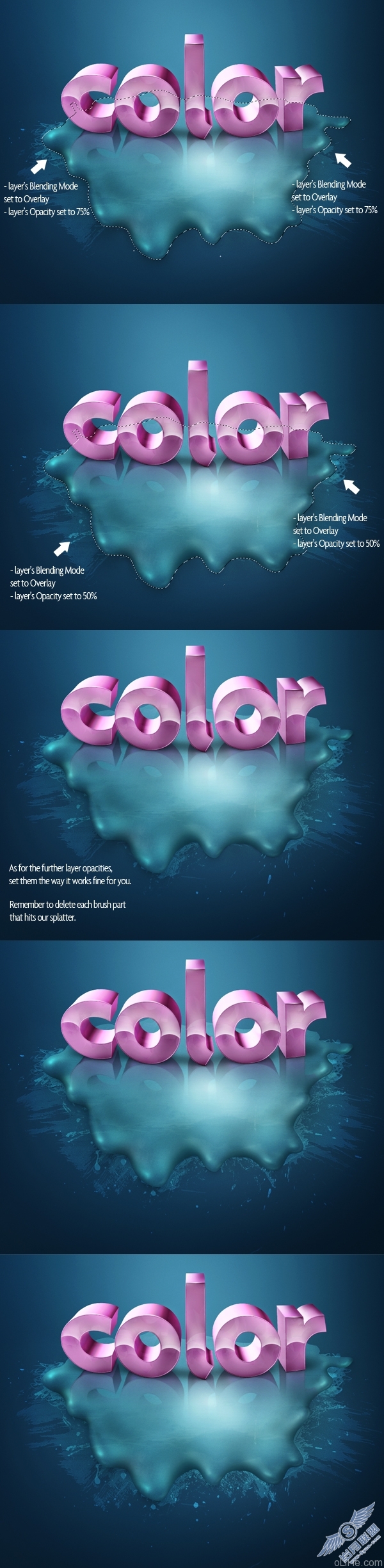 photoshop制作3d文字教程(第二部分)
