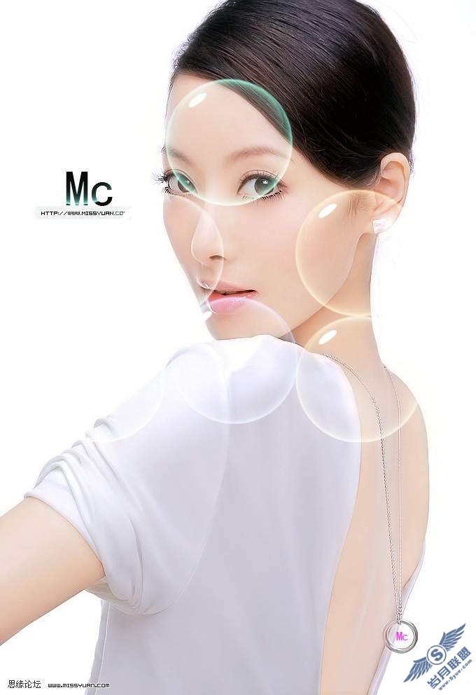 photoshop调色: 调出水灵灵肌肤的美女