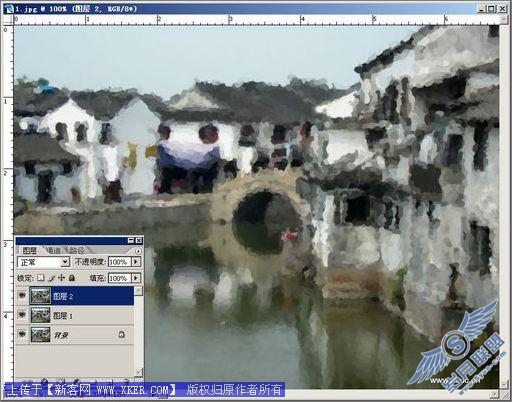 Photoshop用另类方法打造水彩效果