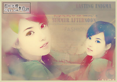Photoshop签名教程：华丽颓废手绘教程
