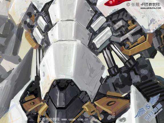 Photoshop绘制写实风格的机器侠